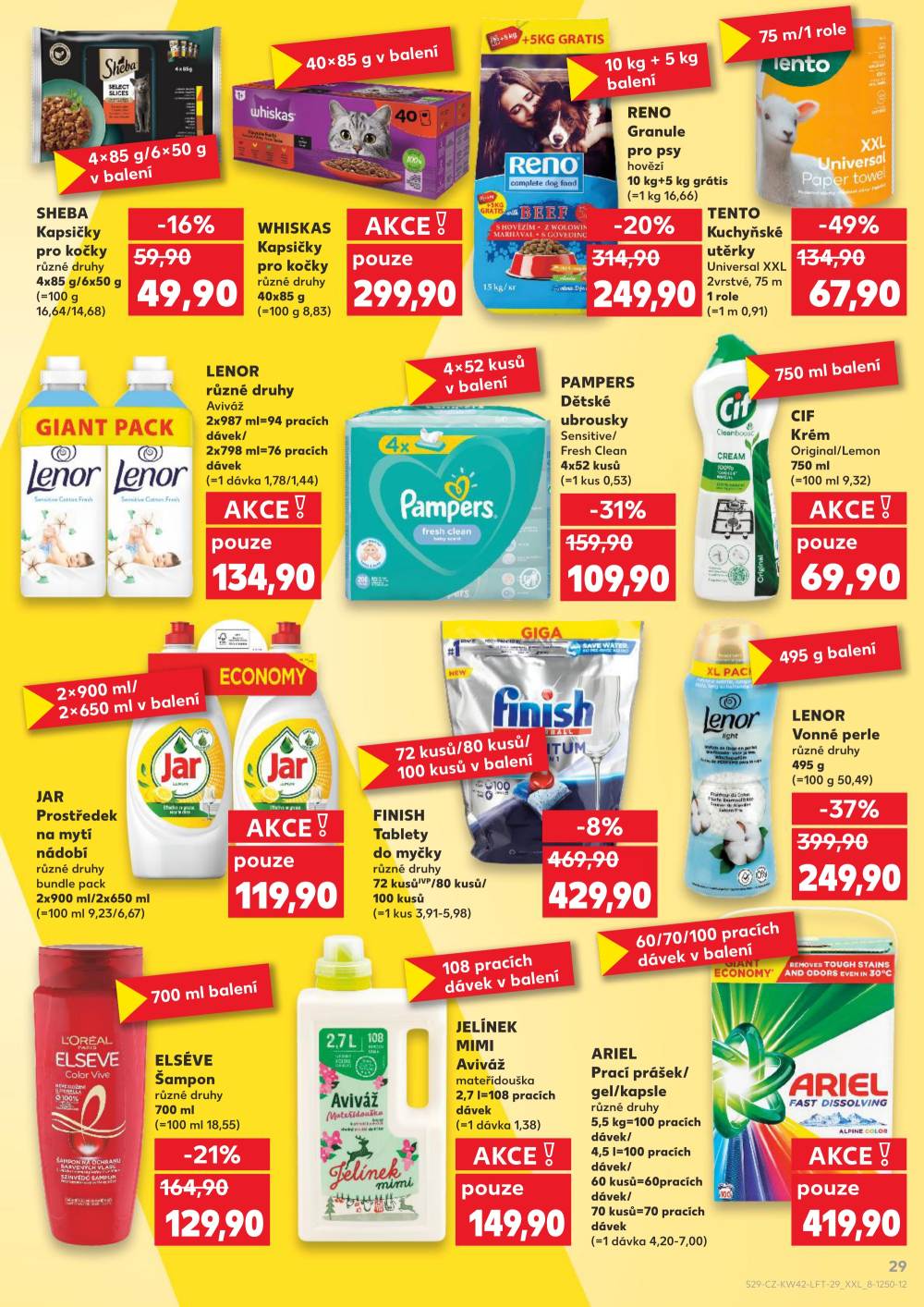 Leták Kaufland leták Prostějov, Olomoucká - strana 29