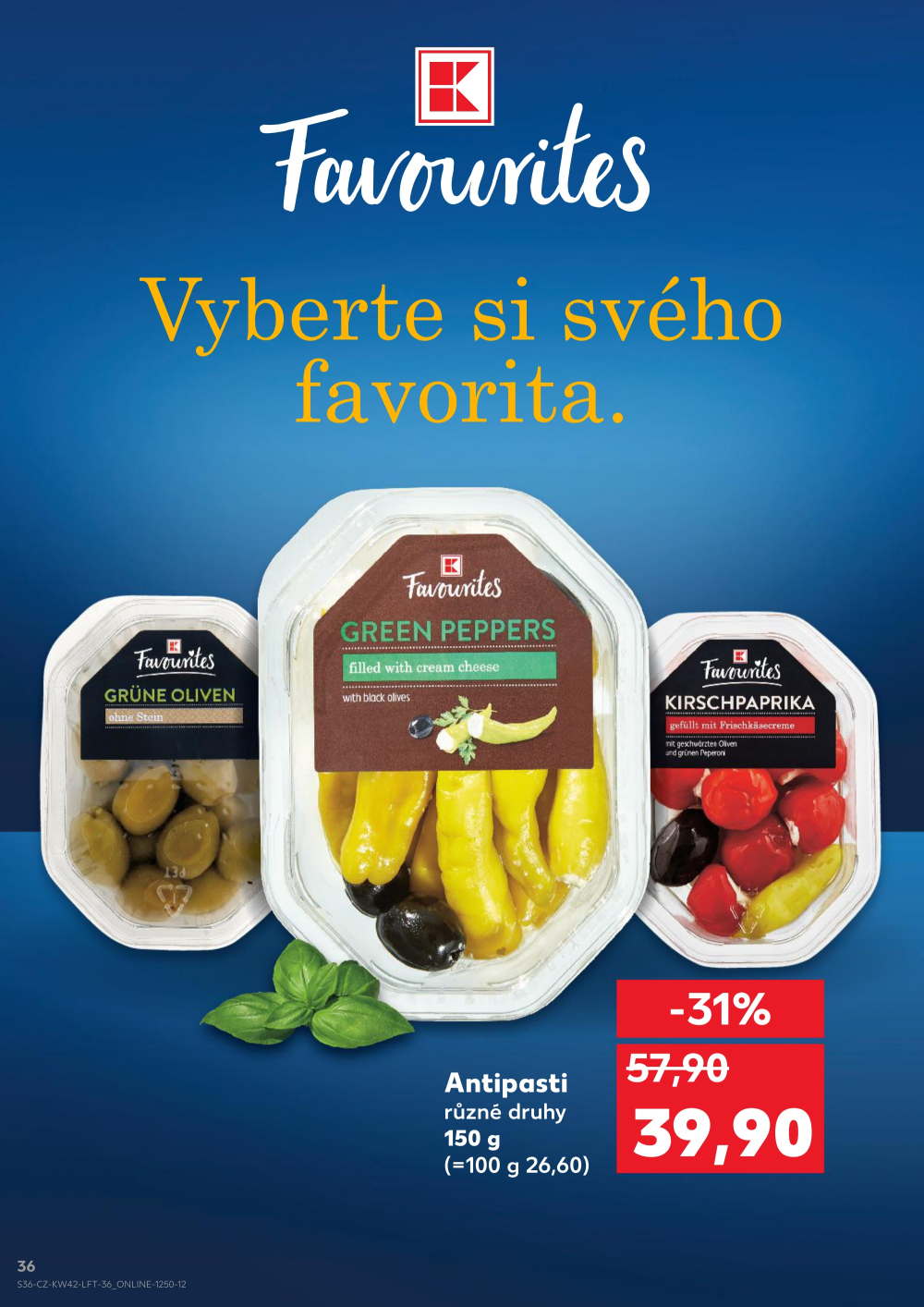 Leták Kaufland leták Prostějov, Olomoucká - strana 36