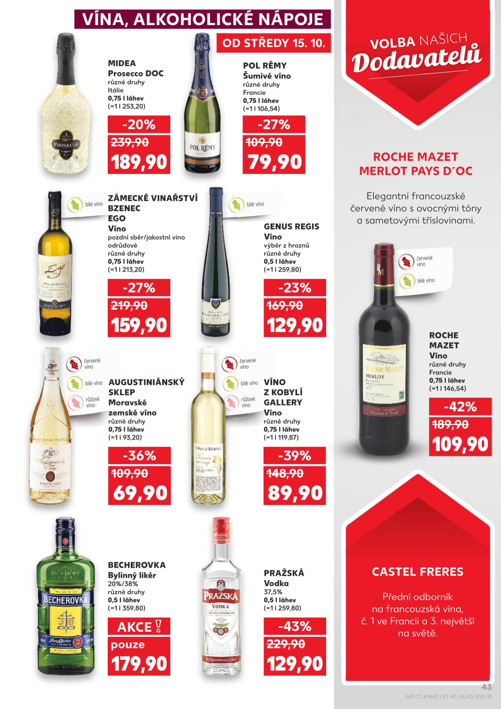 Leták Kaufland leták Prostějov, Olomoucká - strana 43