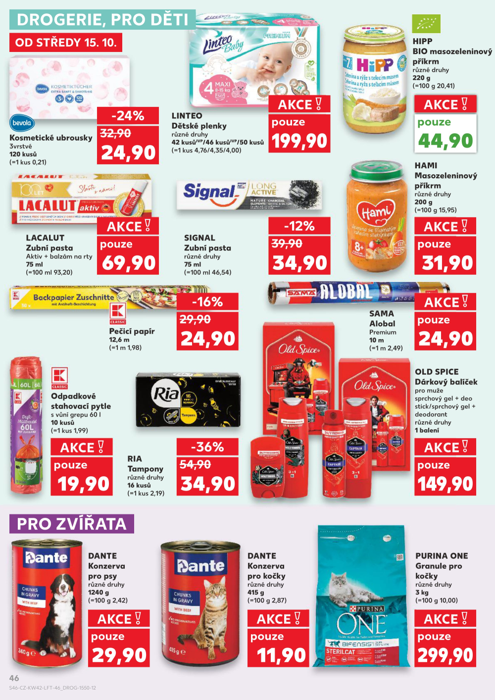 Leták Kaufland leták Prostějov, Olomoucká - strana 46