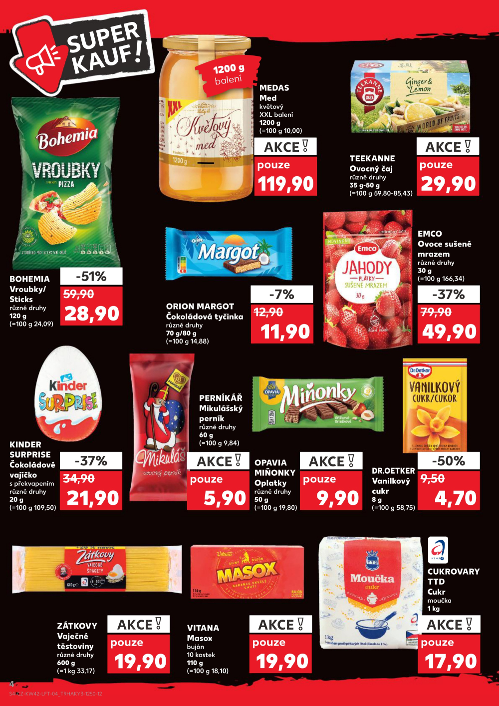 Leták Kaufland leták Prostějov, Olomoucká - strana 4