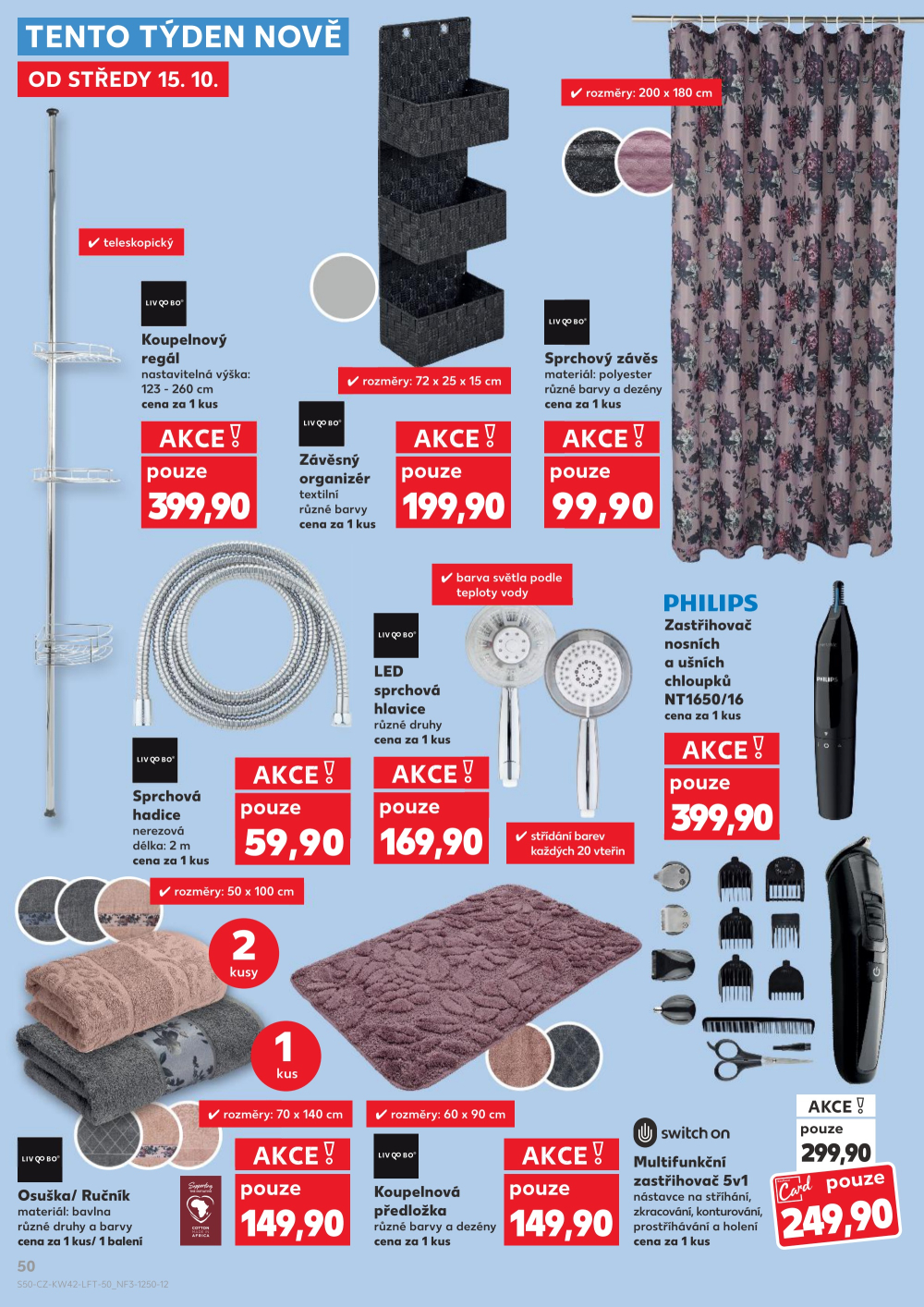 Leták Kaufland leták Prostějov, Olomoucká - strana 50