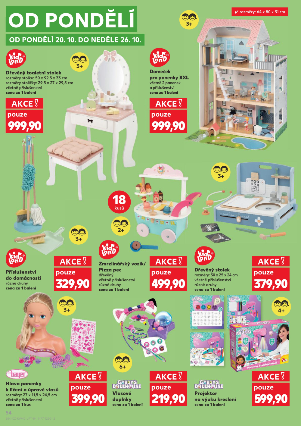 Leták Kaufland leták Prostějov, Olomoucká - strana 54