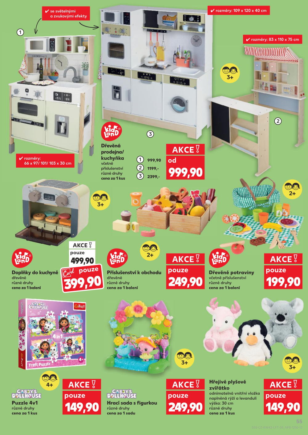 Leták Kaufland leták Prostějov, Olomoucká - strana 55