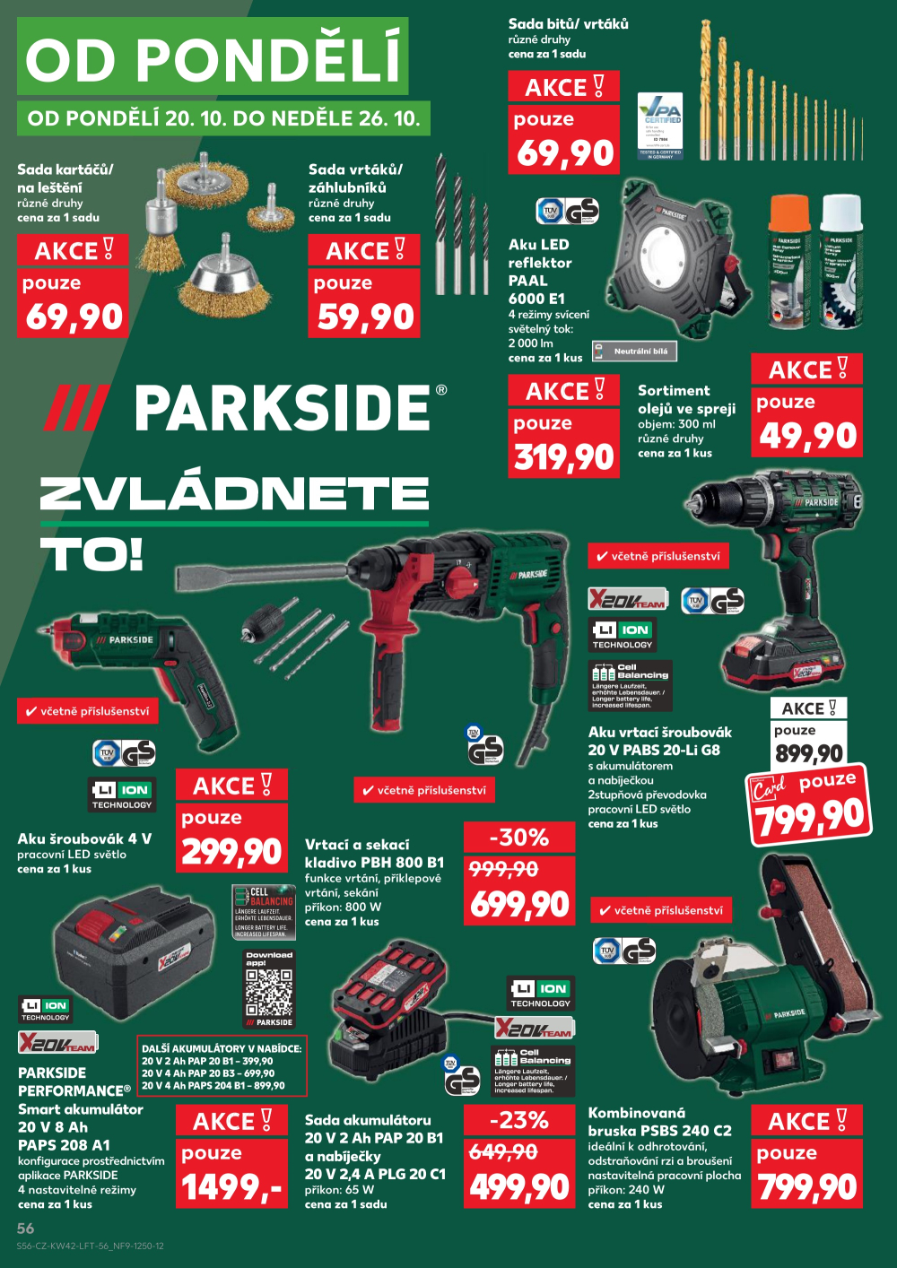 Leták Kaufland leták Prostějov, Olomoucká - strana 56