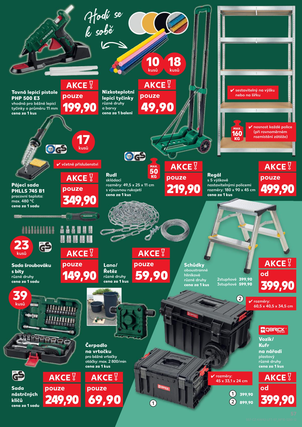 Leták Kaufland leták Prostějov, Olomoucká - strana 57