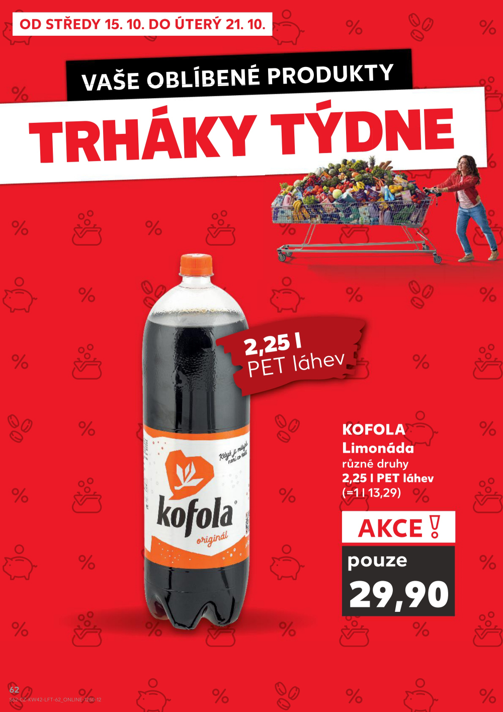 Leták Kaufland leták Prostějov, Olomoucká - strana 62