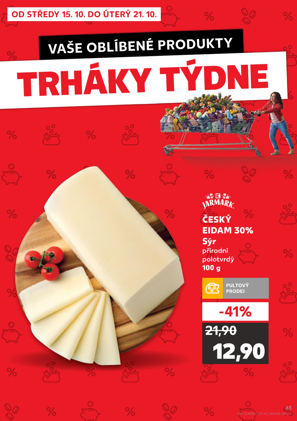 Leták Kaufland leták Prostějov, Olomoucká - strana 63