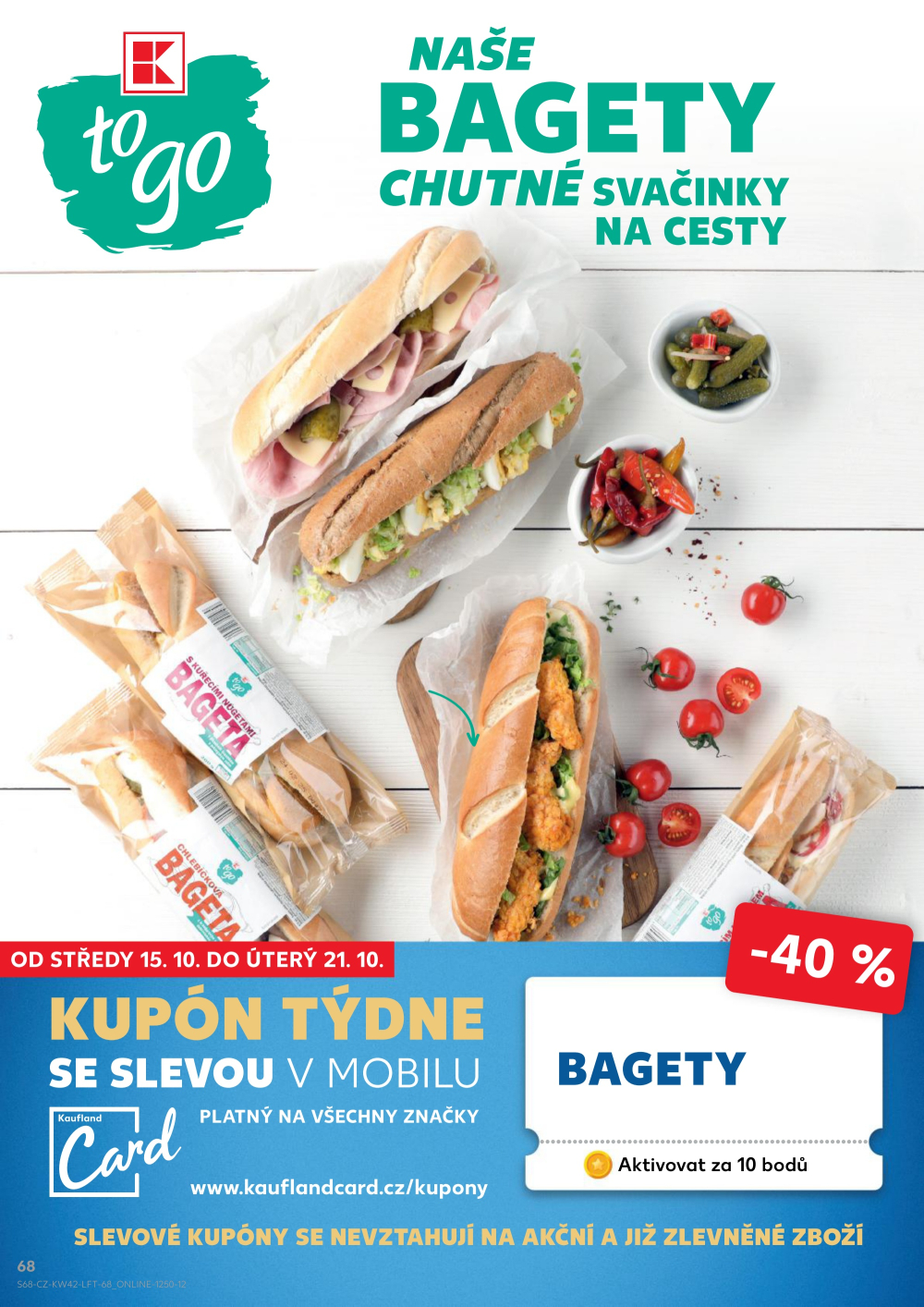 Leták Kaufland leták Prostějov, Olomoucká - strana 68