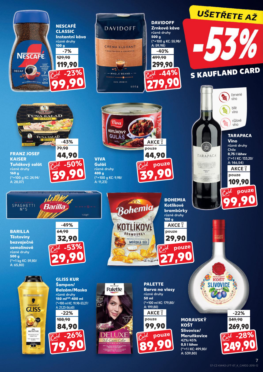 Leták Kaufland leták Prostějov, Olomoucká - strana 7