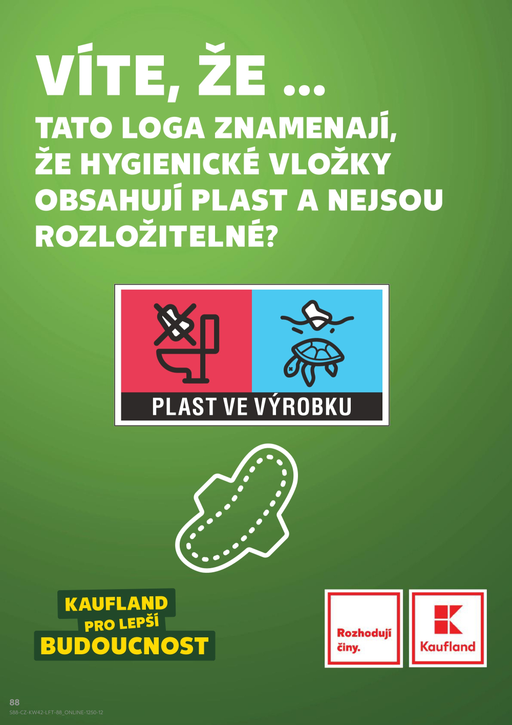 Leták Kaufland leták Prostějov, Olomoucká - strana 88