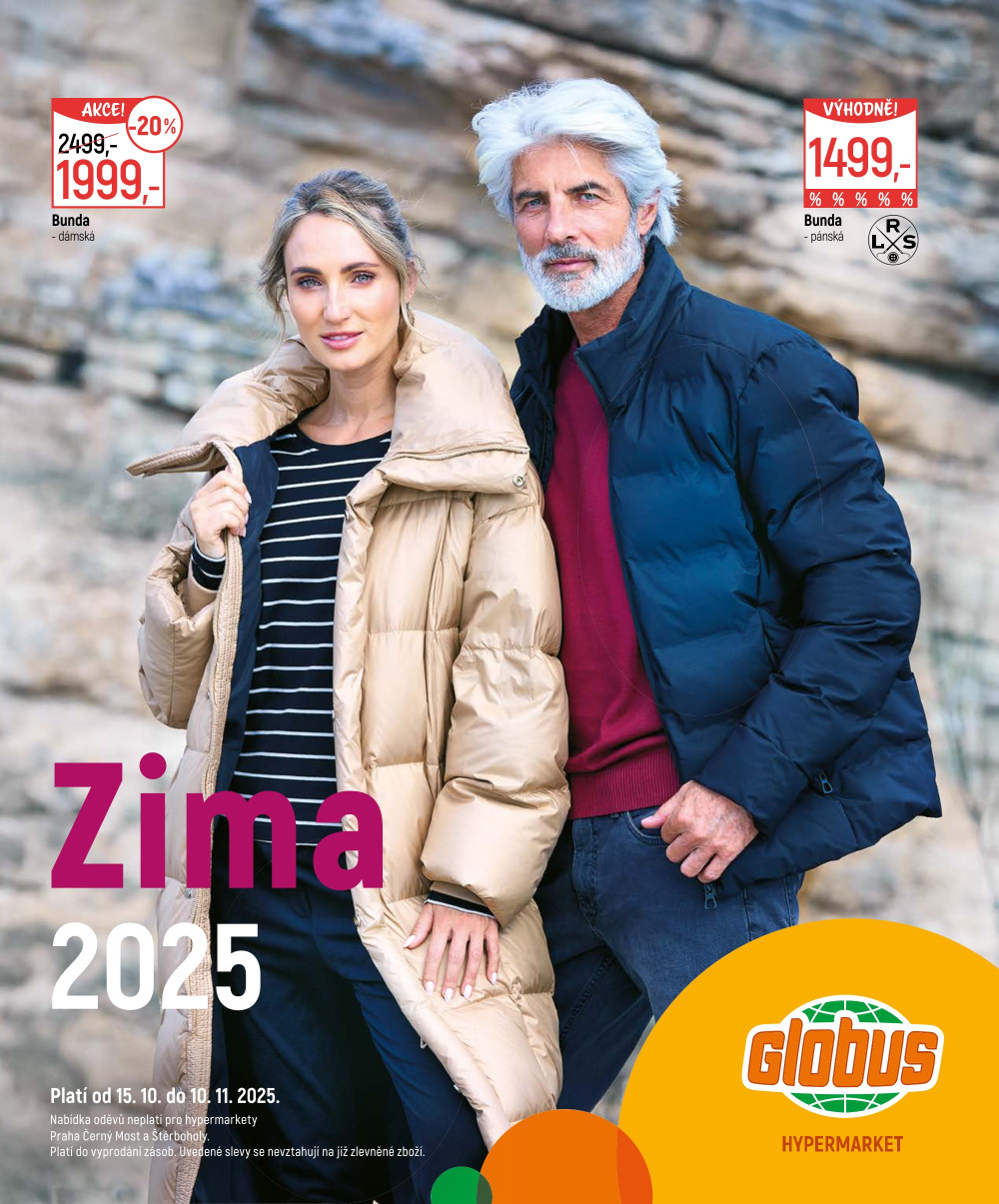 Leták Globus leták - Zima - strana 1