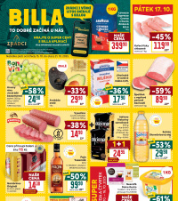 Akční leták BILLA velký 