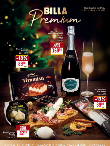BILLA  leták - Premium