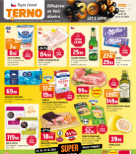 Akční leták Terno  - Prachatice, Český Krumlov, Zlín, Tábor, Strakonice, Blatná