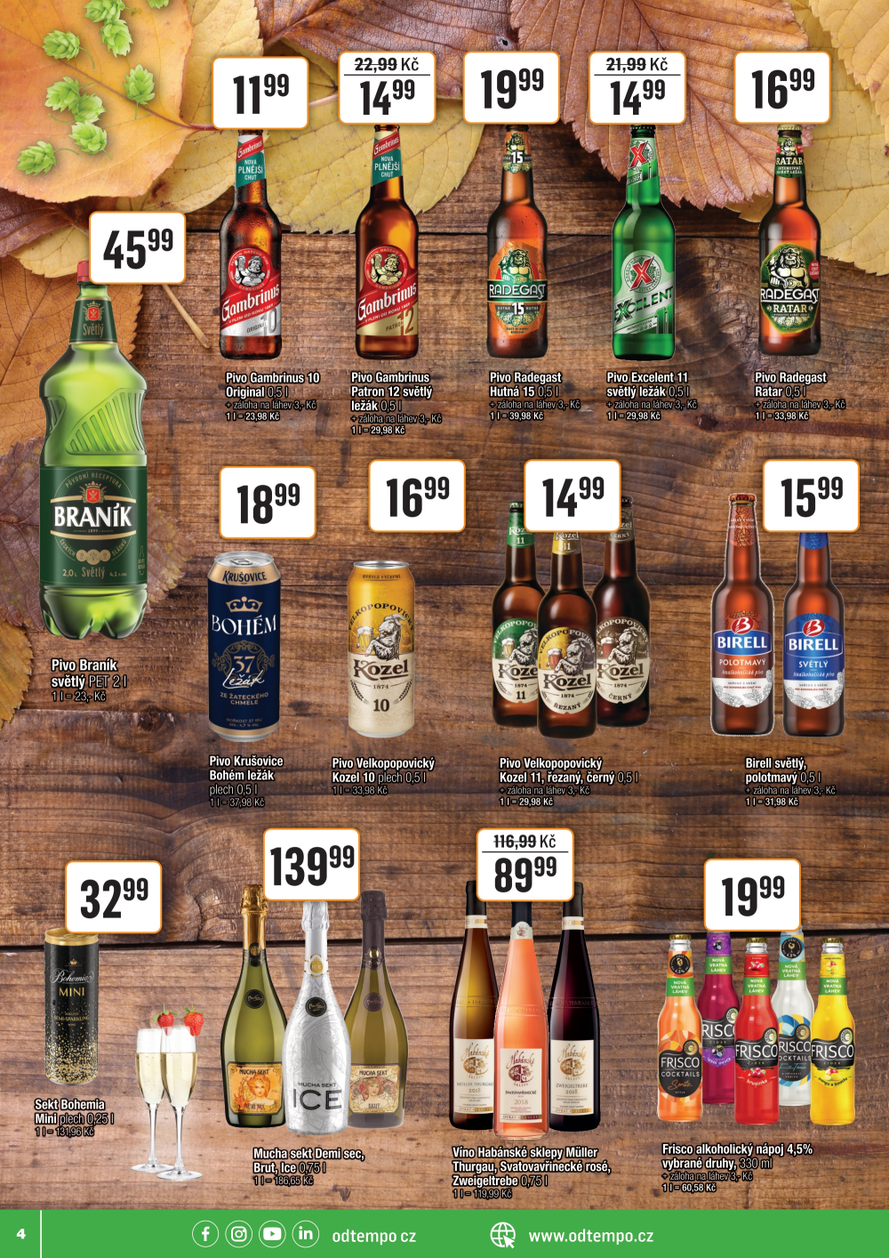 Leták TEMPO leták - Terno Opava - Jaktář - strana 4