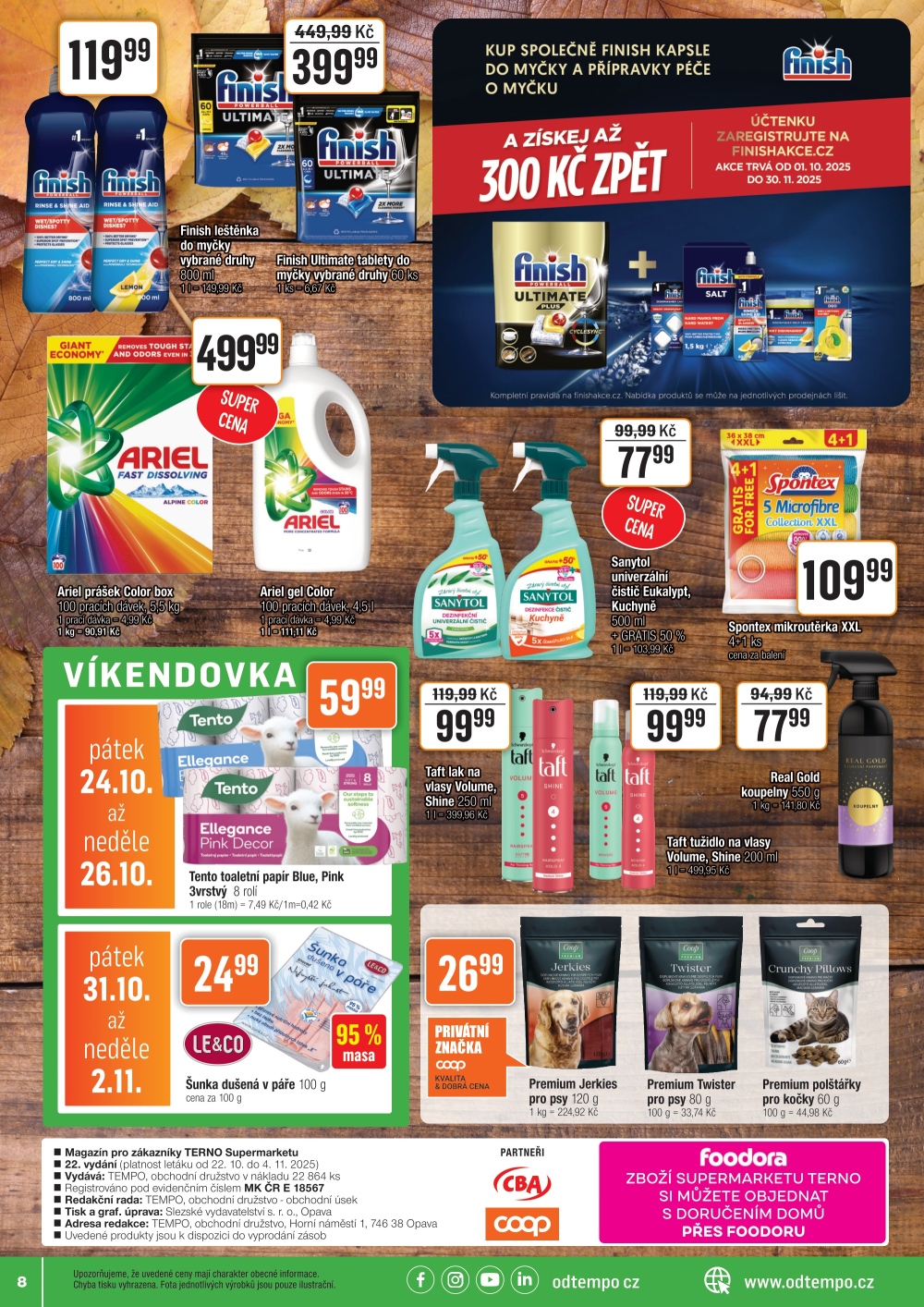 Leták TEMPO leták - Terno Opava - Jaktář - strana 8