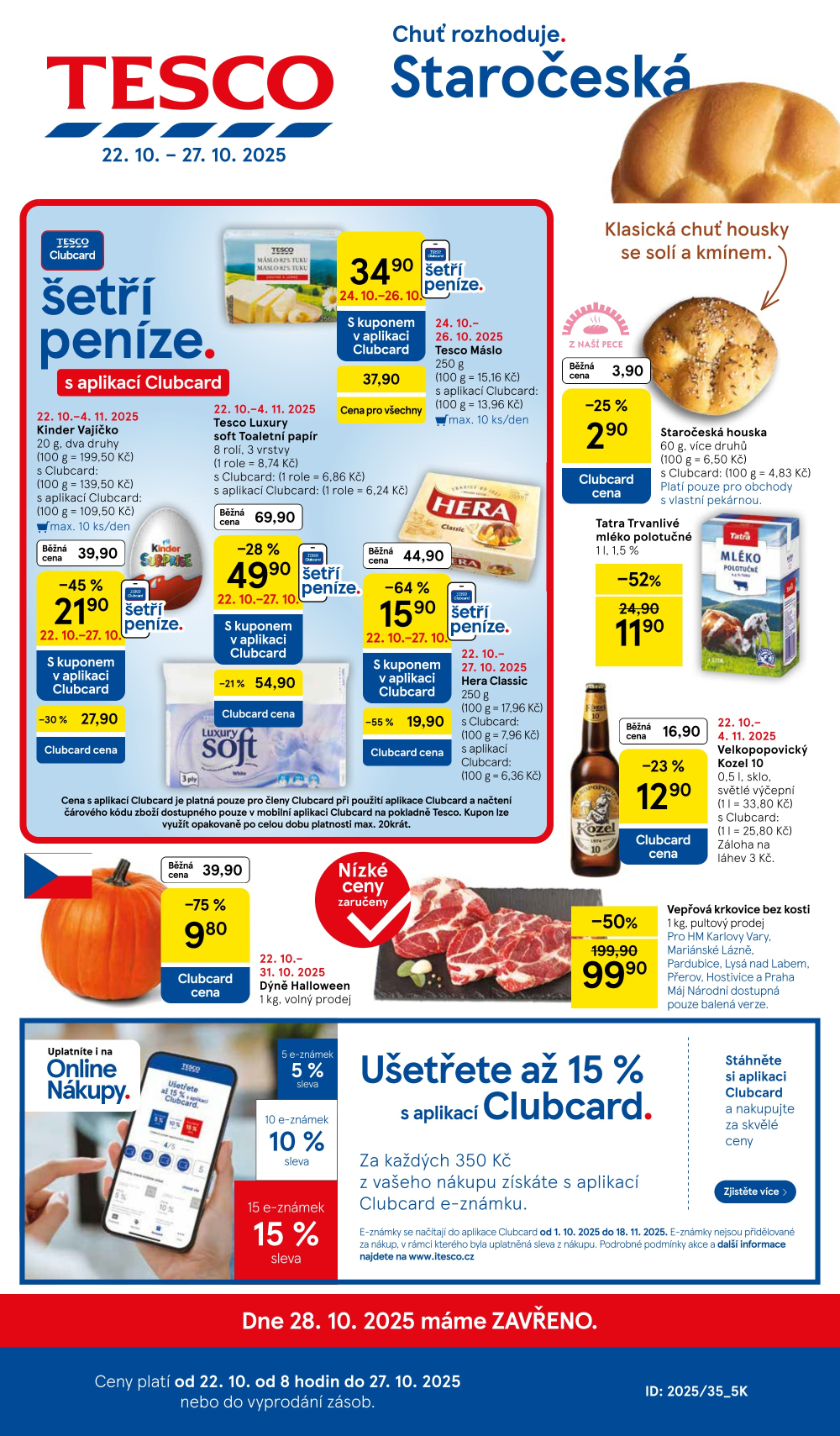 Leták Tesco hypermarket leták - strana 1