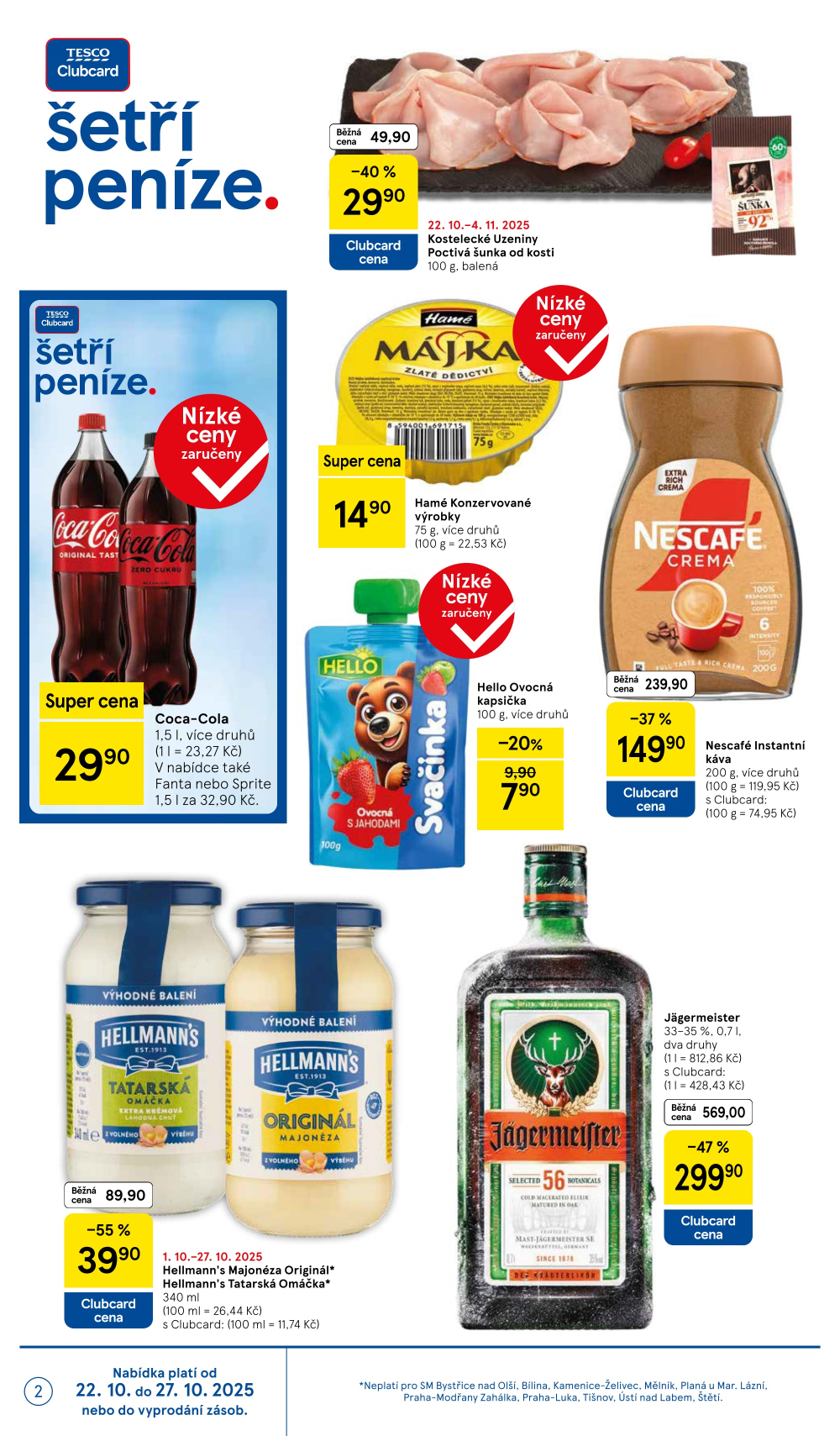 Leták Tesco supermarket leták - strana 2