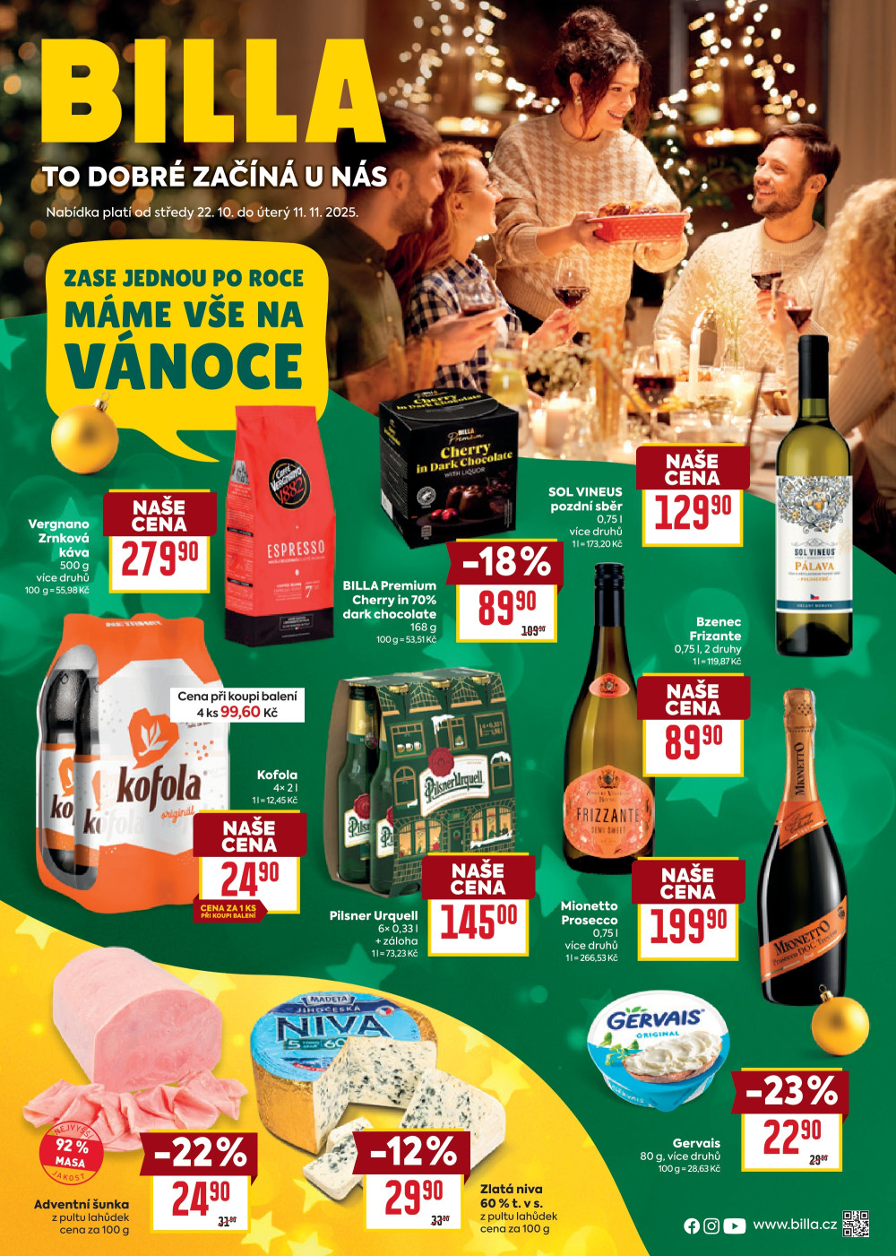 Leták BILLA leták - Vánoce - strana 1