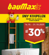 Akční leták bauMax  - Dny koupelen