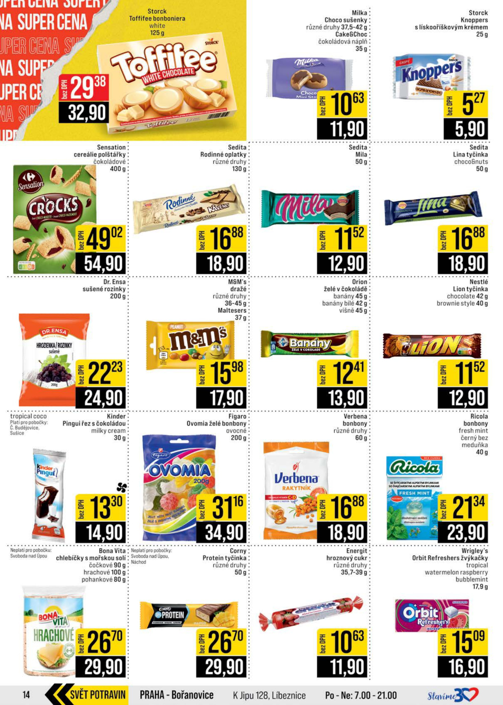 Leták JIP leták CC Cash & Carry - České Budějovice, Most, Náchod, Svoboda nad Úpou, Sušice - strana 14