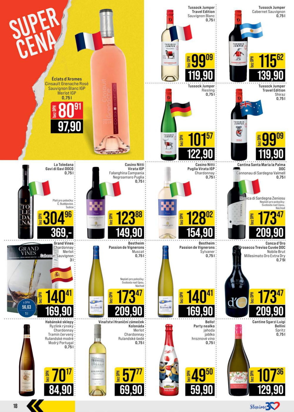 Leták JIP leták CC Cash & Carry - České Budějovice, Most, Náchod, Svoboda nad Úpou, Sušice - strana 18