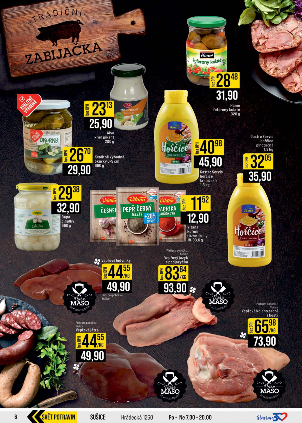 Leták JIP leták CC Cash & Carry - České Budějovice, Most, Náchod, Svoboda nad Úpou, Sušice - strana 6