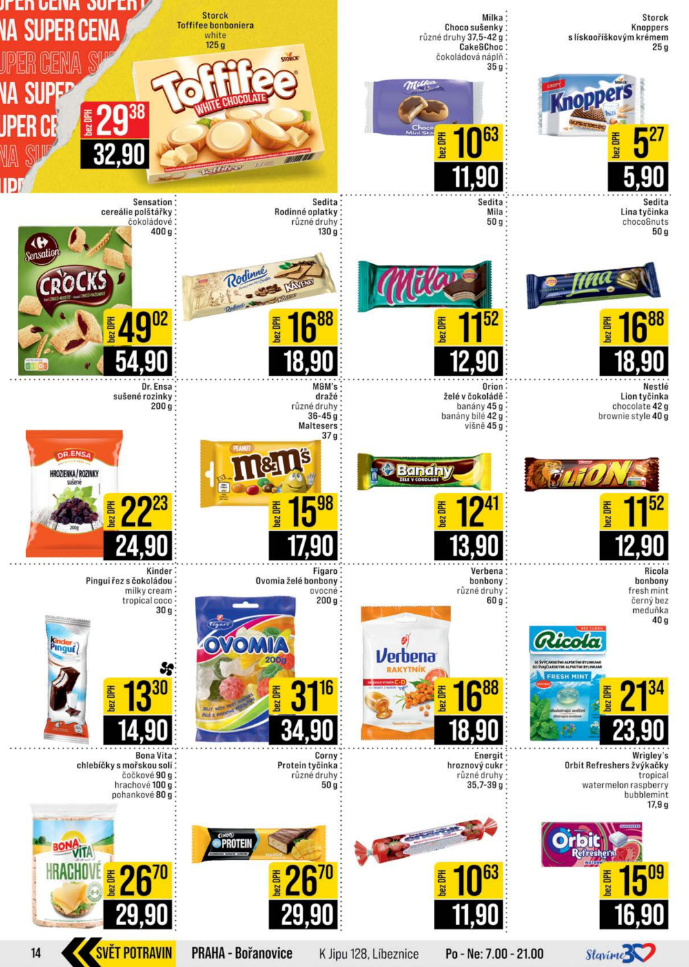 Leták JIP leták CC Cash & Carry - Brno, Ostrava, Praha, Polička, Olomouc, Karlovy Vary, Zlín, Jilemnice, Pardubice - strana 14