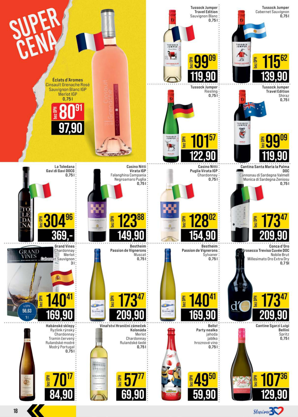 Leták JIP leták CC Cash & Carry - Brno, Ostrava, Praha, Polička, Olomouc, Karlovy Vary, Zlín, Jilemnice, Pardubice - strana 18