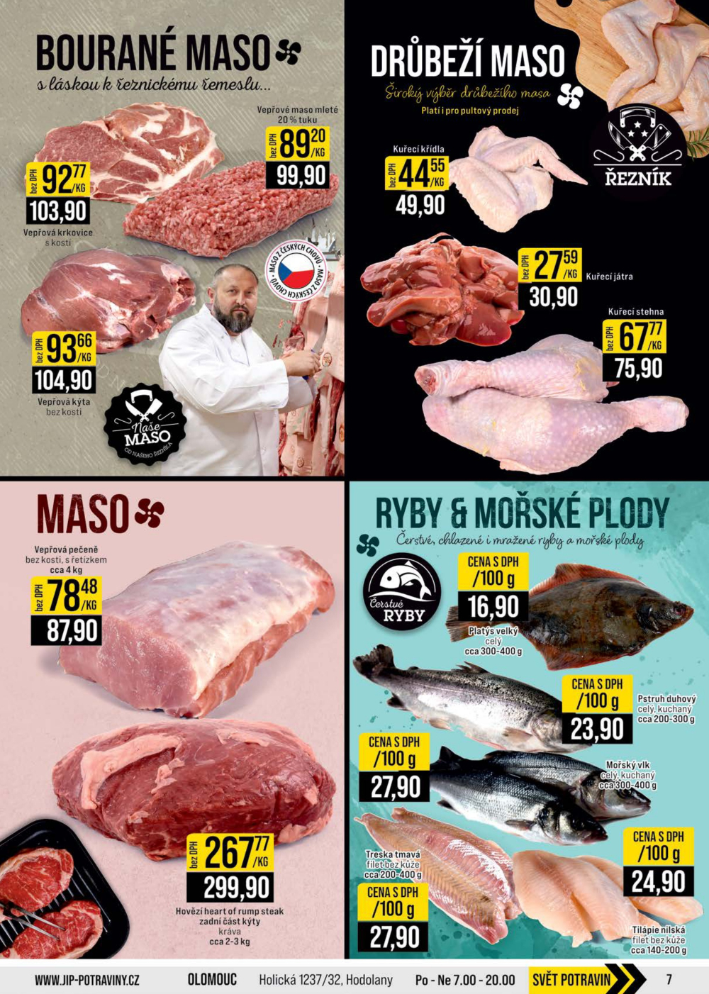 Leták JIP leták CC Cash & Carry - Brno, Ostrava, Praha, Polička, Olomouc, Karlovy Vary, Zlín, Jilemnice, Pardubice - strana 7
