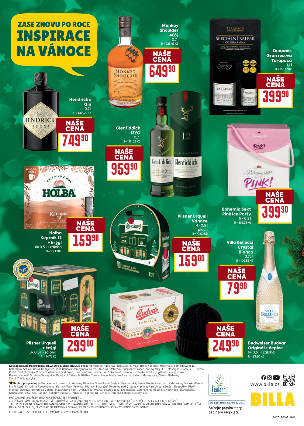 Leták BILLA leták - Nabídka dárků - strana 8