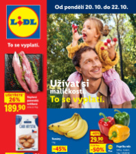 Akční leták Lidl  od pondělí - Kulinářské speciality v řeckém stylu