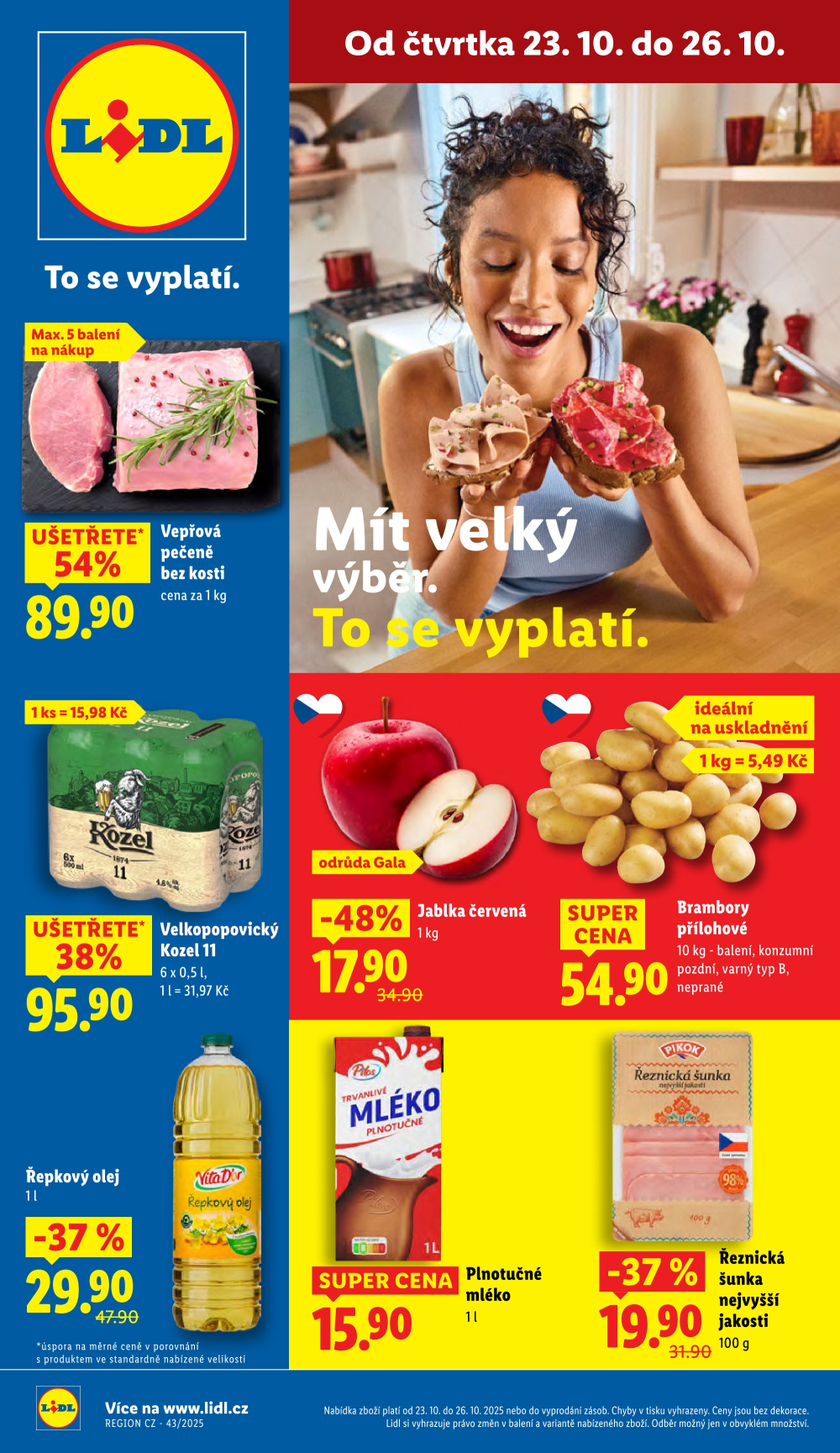 Leták Lidl leták od čtvrtka - strana 1