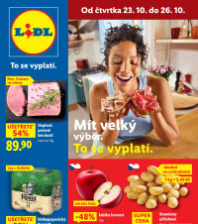 Akční leták Lidl  od čtvrtka