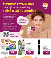 Akční leták Teta drogerie - Teta klub