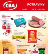 Akční leták CBA Potraviny 