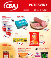 Akční leták CBA Potraviny 