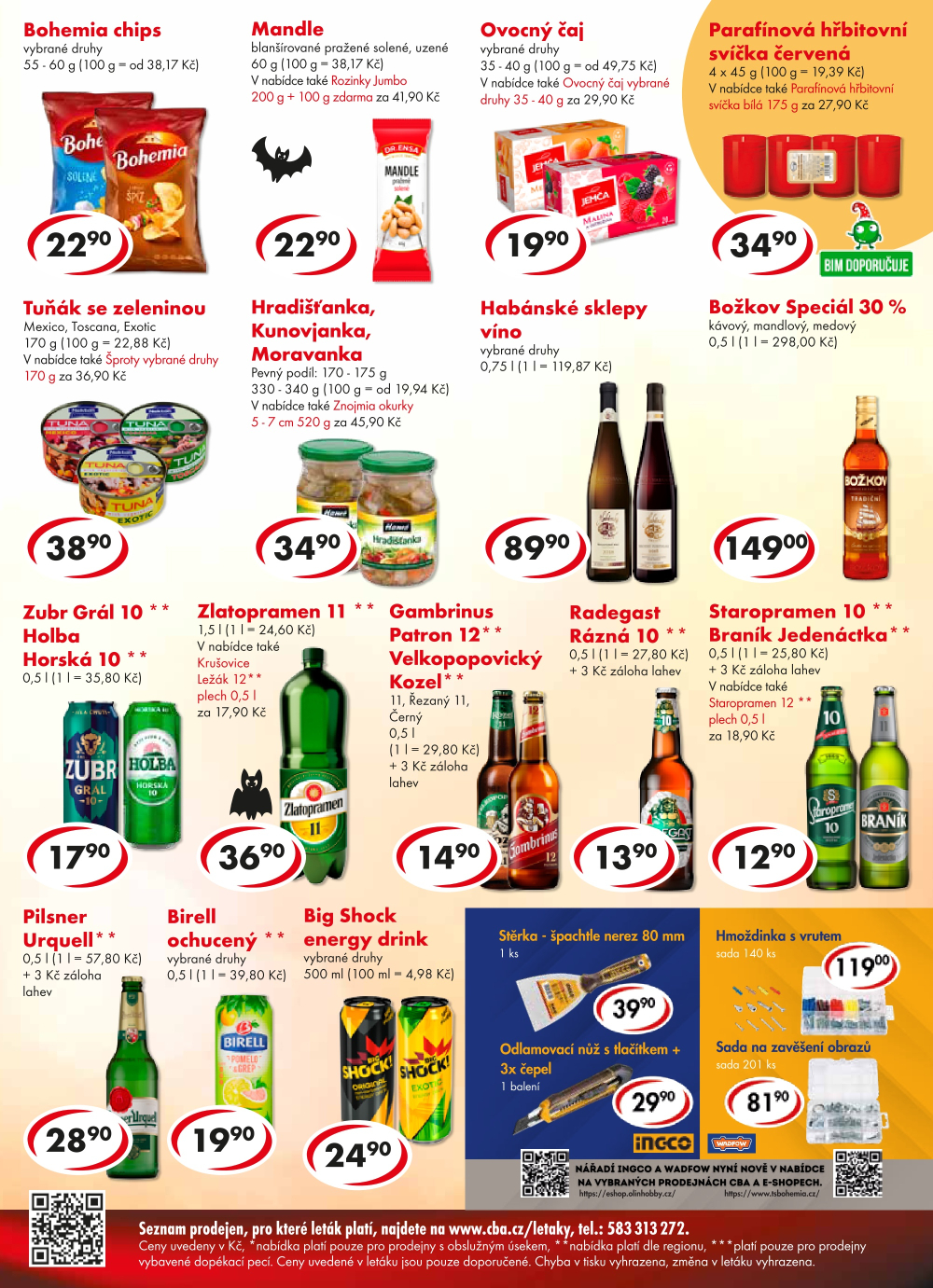 Leták CBA Potraviny leták - strana 4