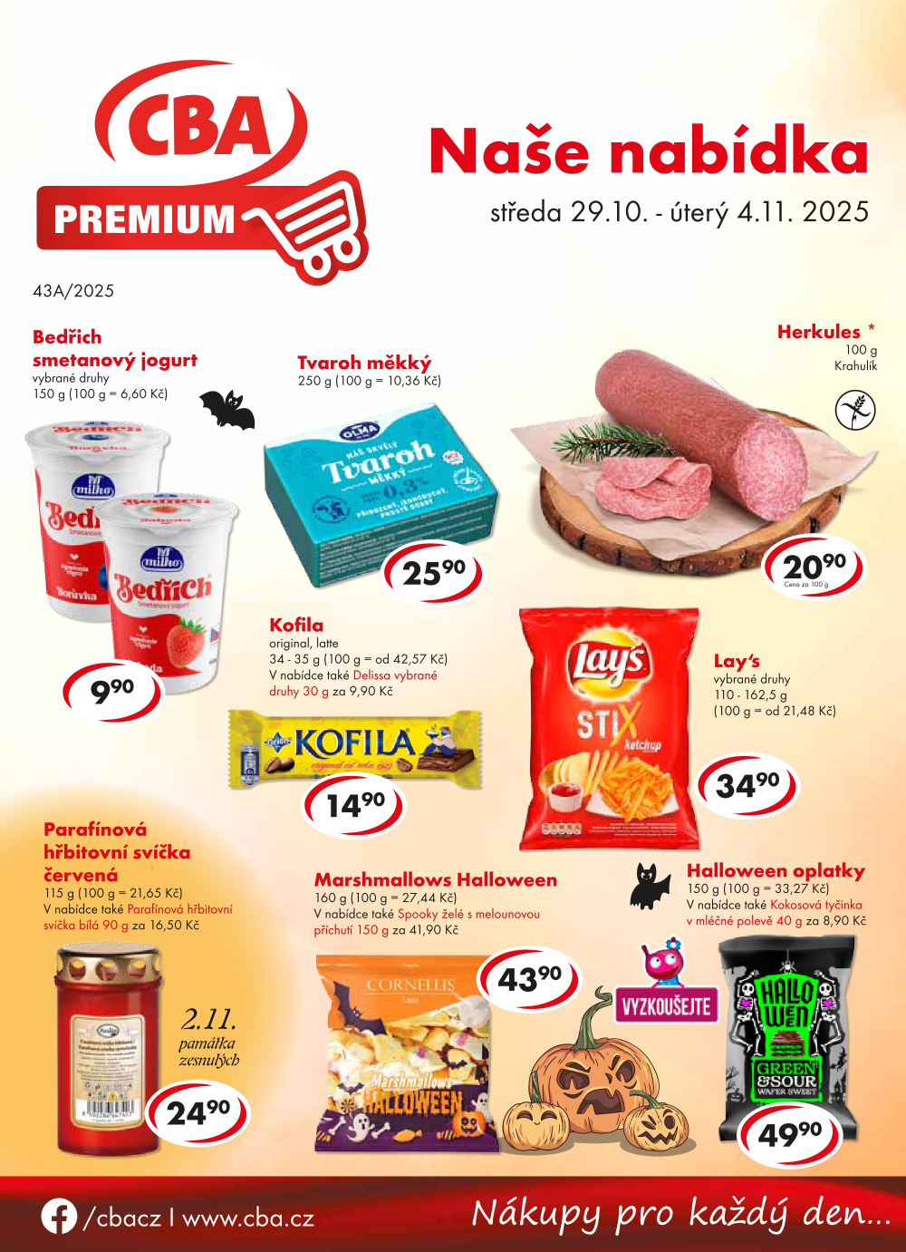 Leták CBA Premium leták - strana 1