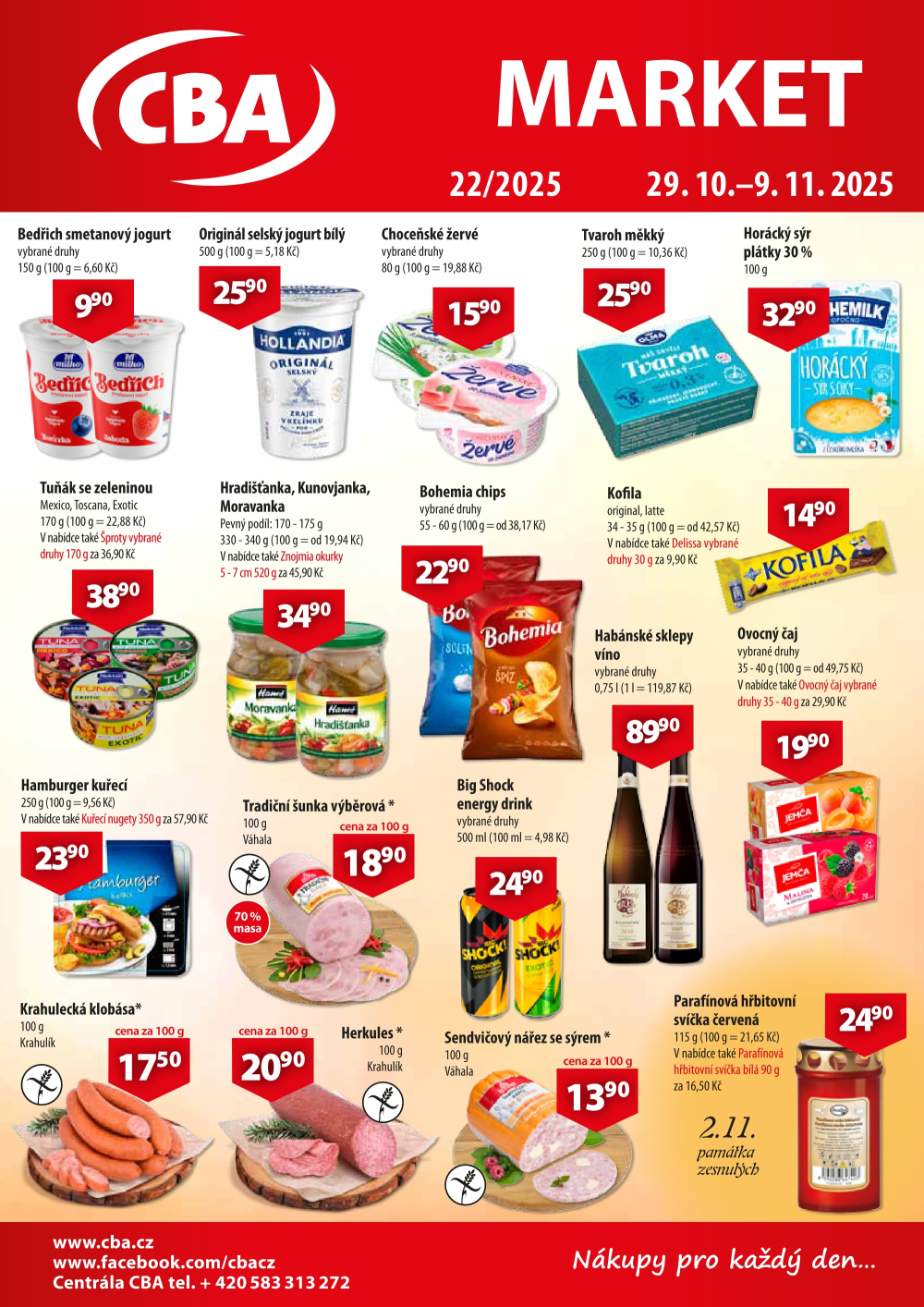 Leták CBA Market leták - strana 1