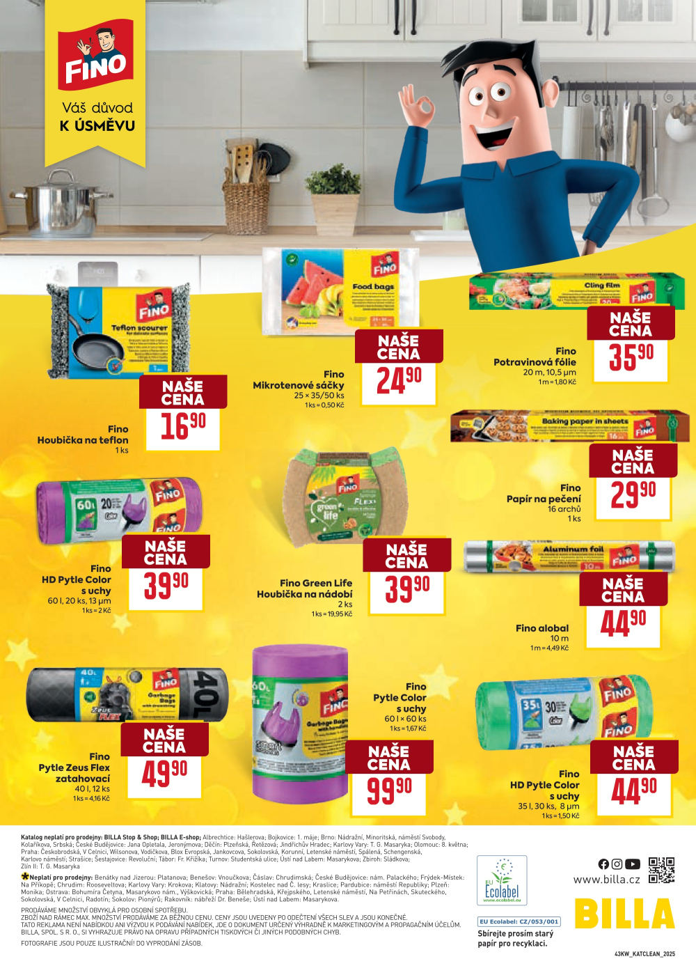 Leták BILLA leták - Úklid - strana 14