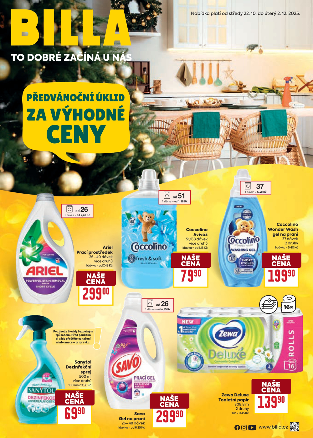 Leták BILLA leták - Úklid - strana 1