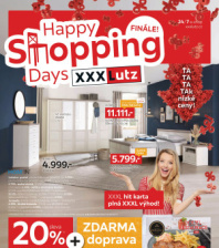 Akční leták XXXLutz  - Happy Shopping Days