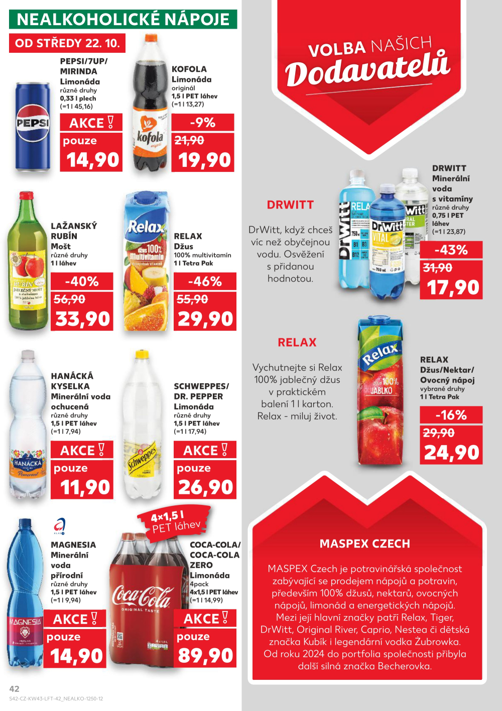 Leták Kaufland leták Praha - Měcholupy - strana 42