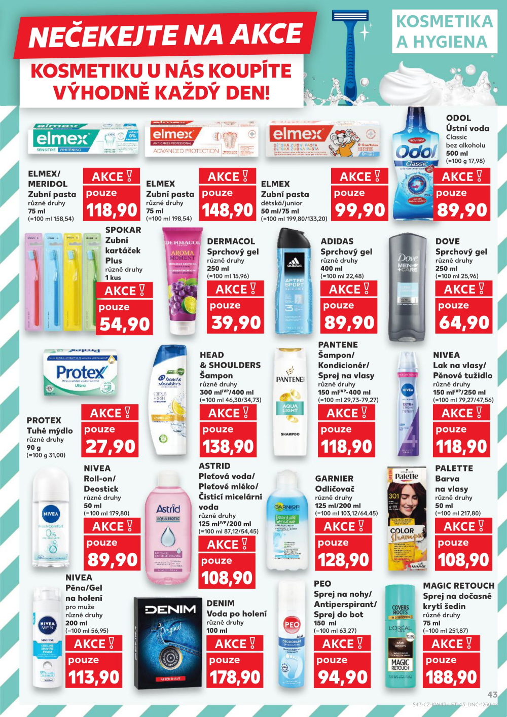 Leták Kaufland leták Praha - Měcholupy - strana 43