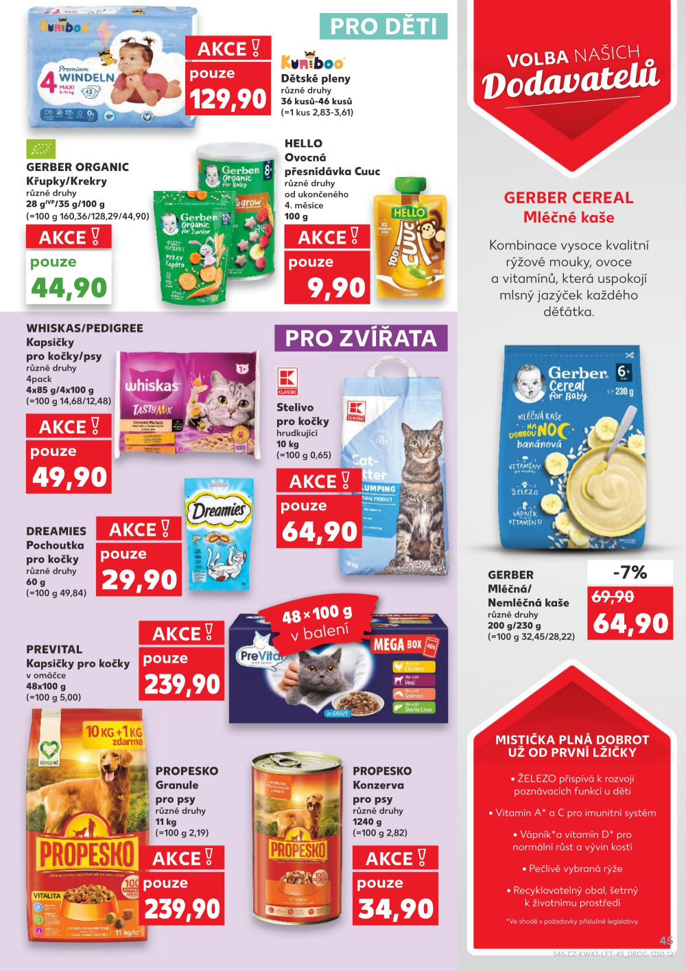 Leták Kaufland leták Praha - Měcholupy - strana 45