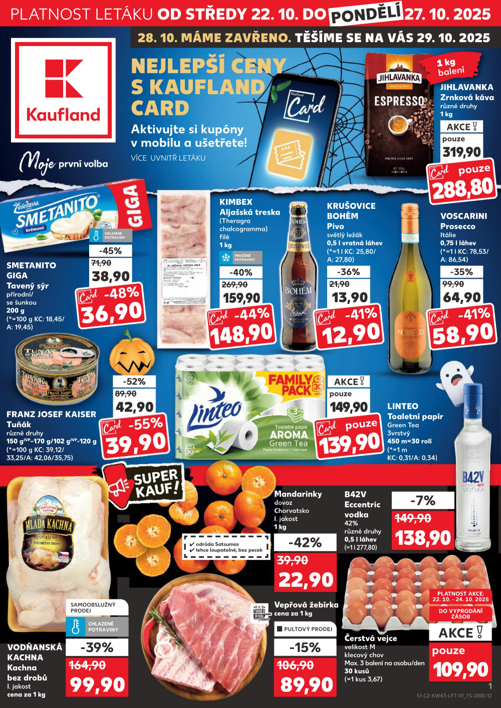 Leták Kaufland leták Zlín - Čepkov - strana 1