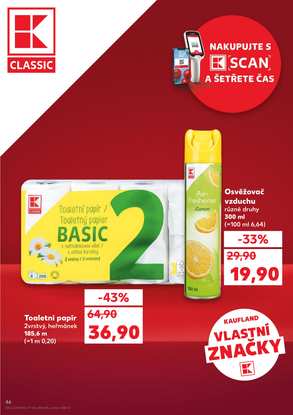 Leták Kaufland leták Praha 6 - Podbaba - strana 46