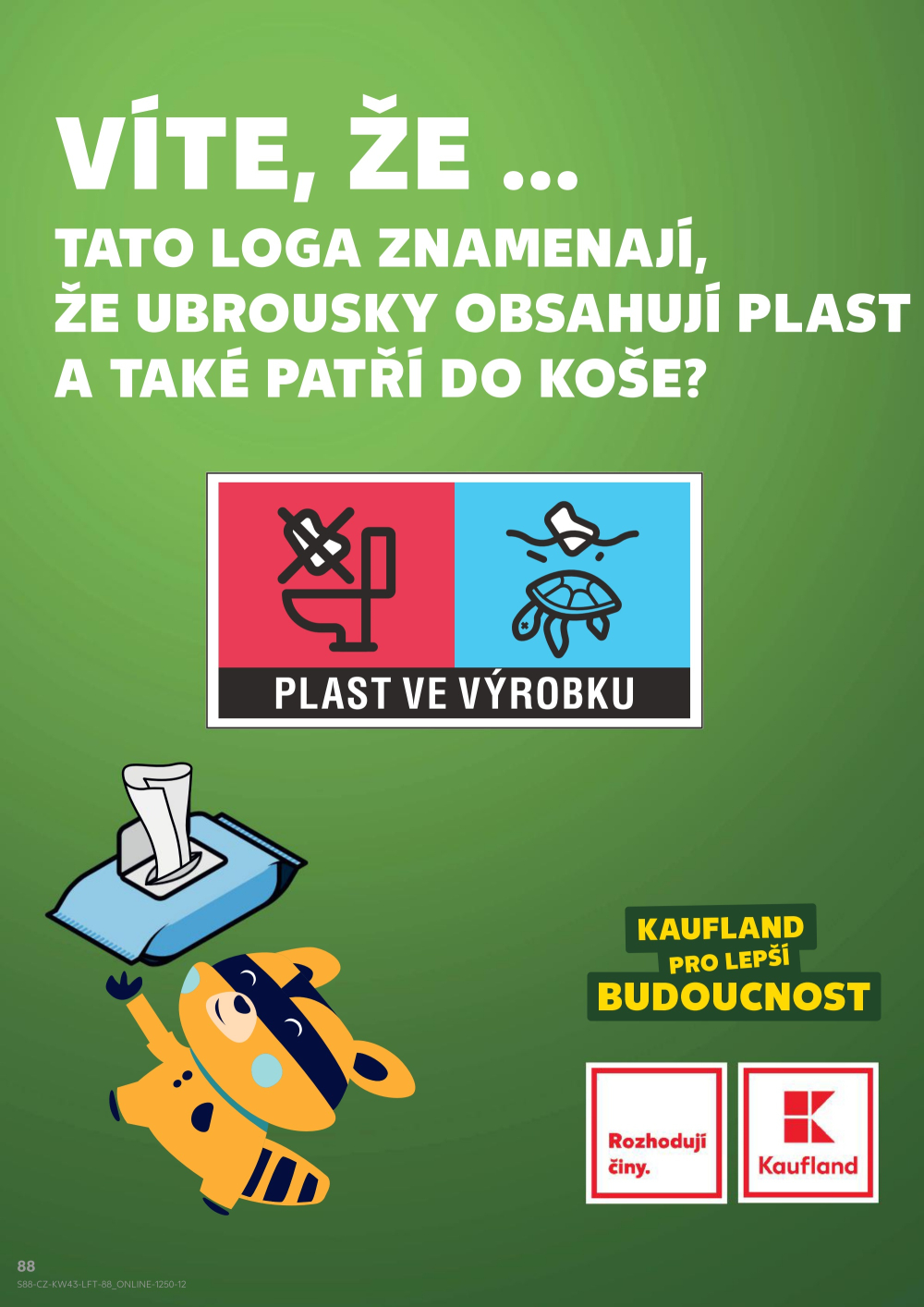 Leták Kaufland leták Praha 3 - Jarov - strana 88